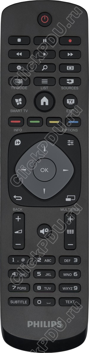 Пульт PHILIPS 398GR8BDXNEPHH 996590009748 для TV Philips, оригинальный