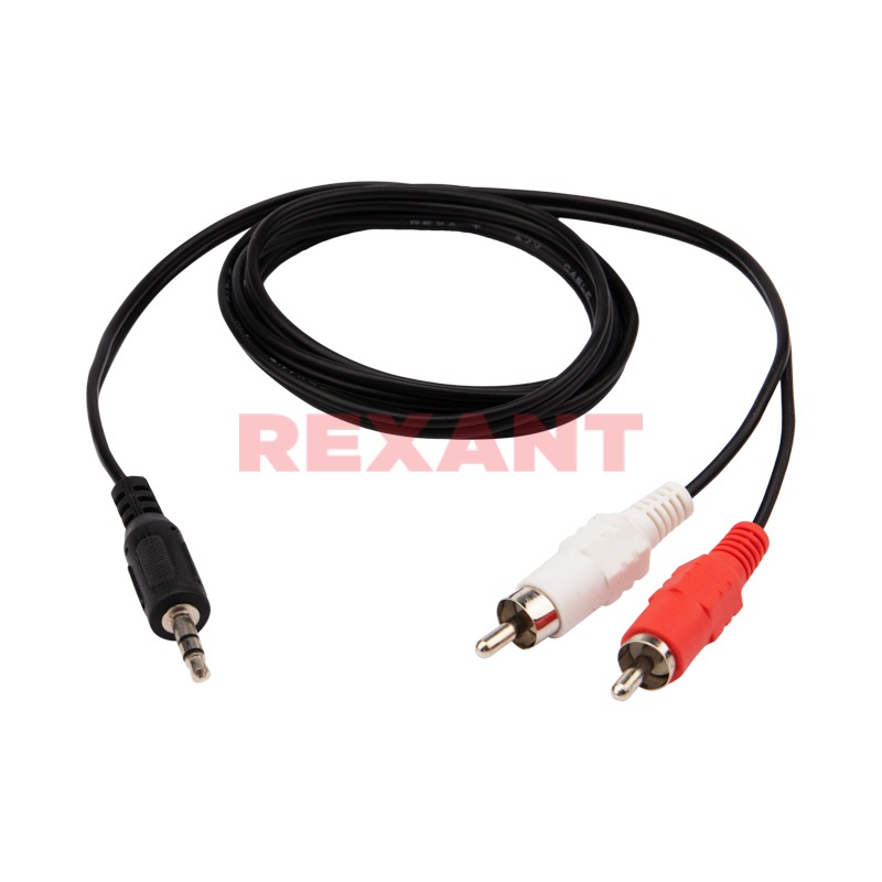 Шнур СМАРТКИП Стерео 3,5 мм - 2 RCA, 1.2 м (10 шт./уп.)