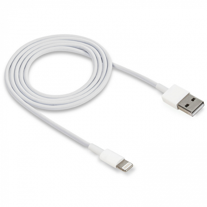 Кабель WALKER C820 Lightning - USB, 15W, 1м, белый