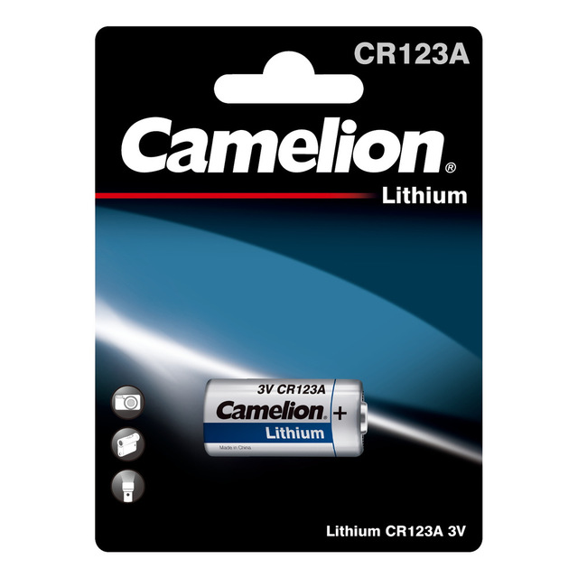 Батарейка Camelion CR123А Lithium (1BL)