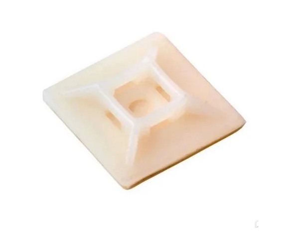 Площадка под винт самоклеящаяся REXANT 28х28 мм, белая, упаковка 100 шт.