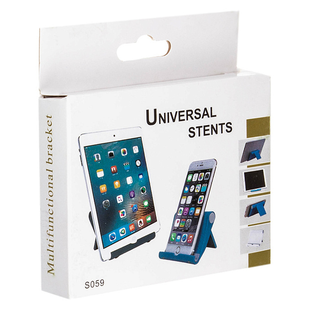 Подставка AMFOX настольная L302 для телефона/планшета, черная