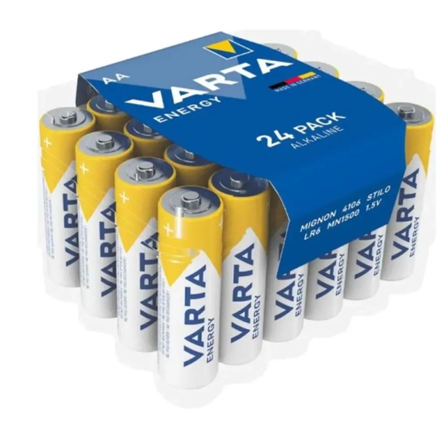 Батарейка Varta ENERGY LR6 AA BOX24 Alkaline 1.5V (4106) (24/288)