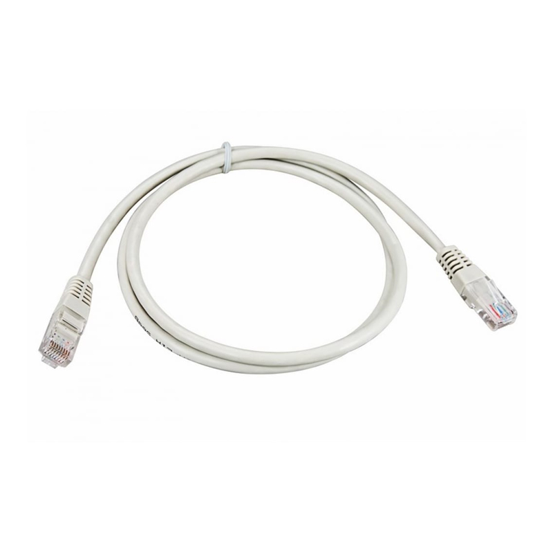 Пaтч-корд U/UTP, категория 5e, RJ45-RJ45, неэкранированный, PVC серый, 0,5м Rexant 