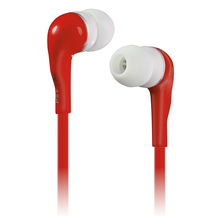 Наушники WALKER H110, красные