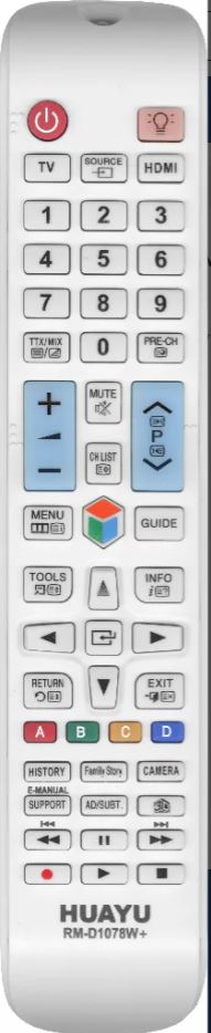Пульт HUAYU RM-D1078W+ для TV Samsung, универсальный