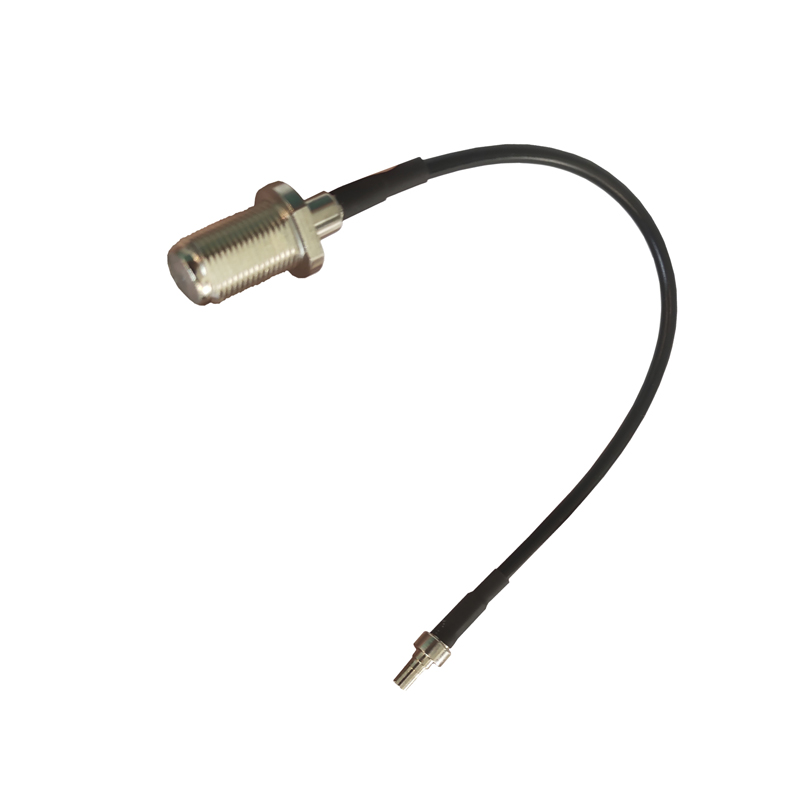 Пигтейл CRC9 / F-Female RG174 прямой 15см
