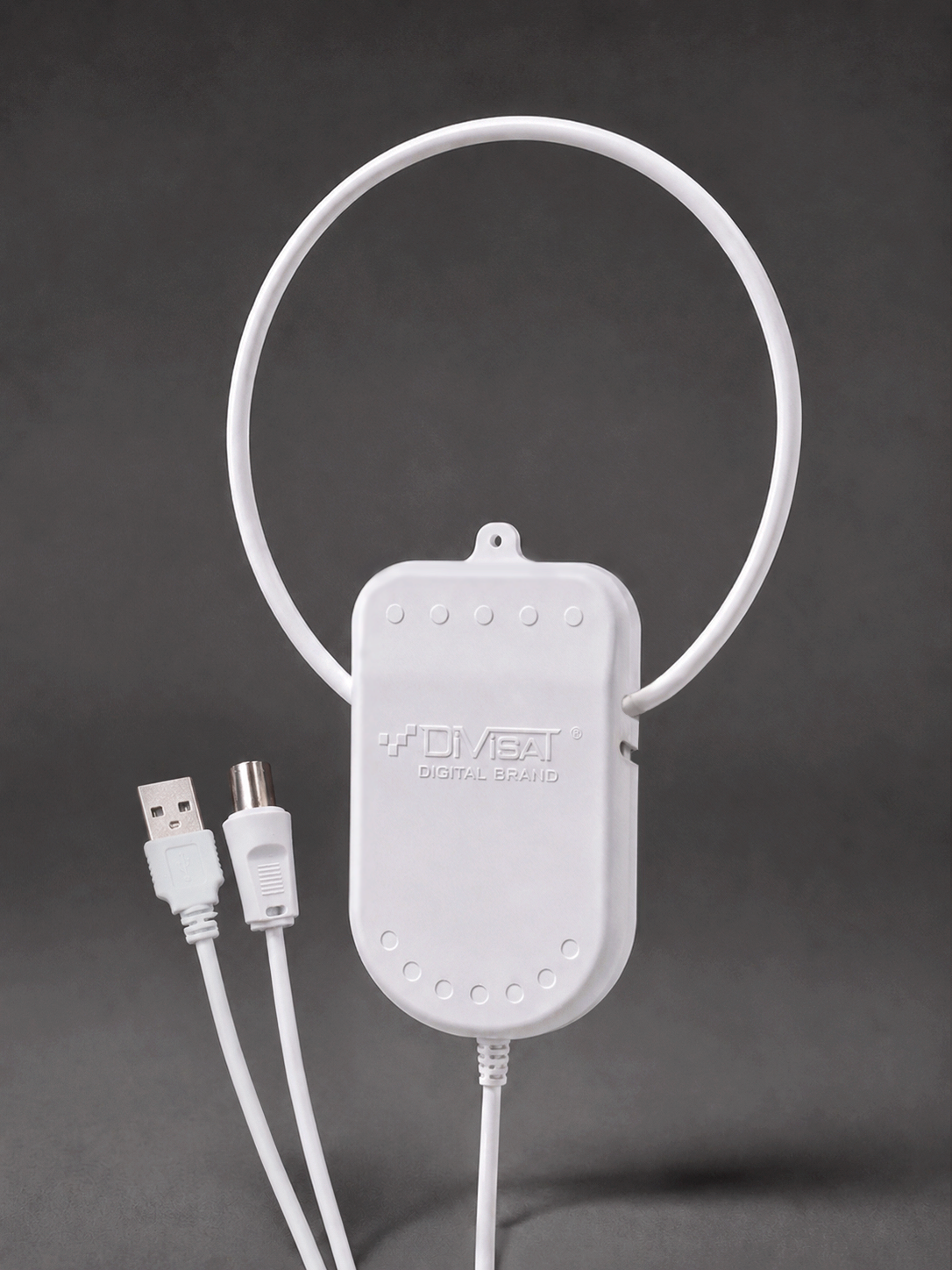 Антенна комнатная Волжанка активная USB 5м с присоской  (в коробке 35шт)