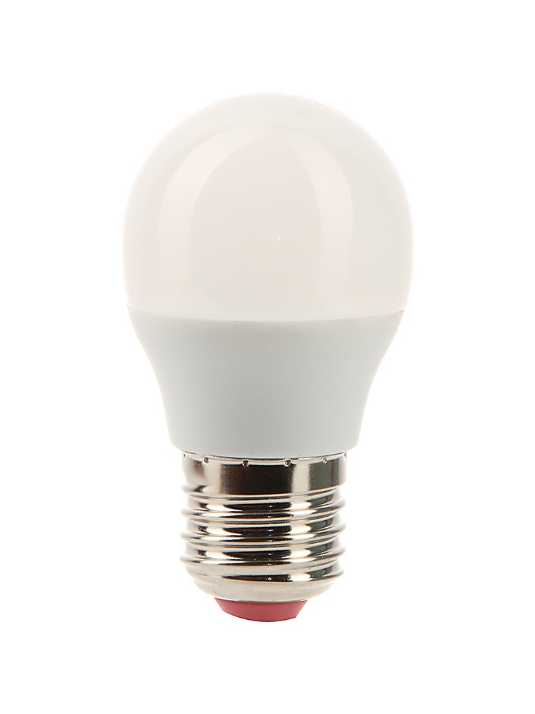 Лампа светодиодная ЭКОНОМКА ШАРИК GL45 5Вт Е27 230v 4500K Eco_LED5wGL45E2745