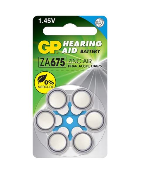 Батарейка GP ZA675 (BL6)