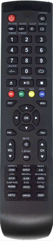 Пульт ClickPdu RM-L1097 для TV SUPRA, универсальный