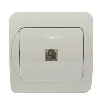 Розетка телефонная СПУТНИК 5034 (10/100/200)