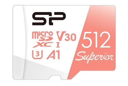 Карта памяти microSDXC 512GB Silicon Power SP512GBSTXDV3V20 Superior V30 A1 w/o adapter
