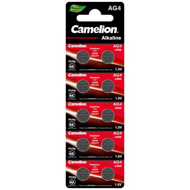 Батарейки Camelion G4/377/LR626/LR66 (BL10)