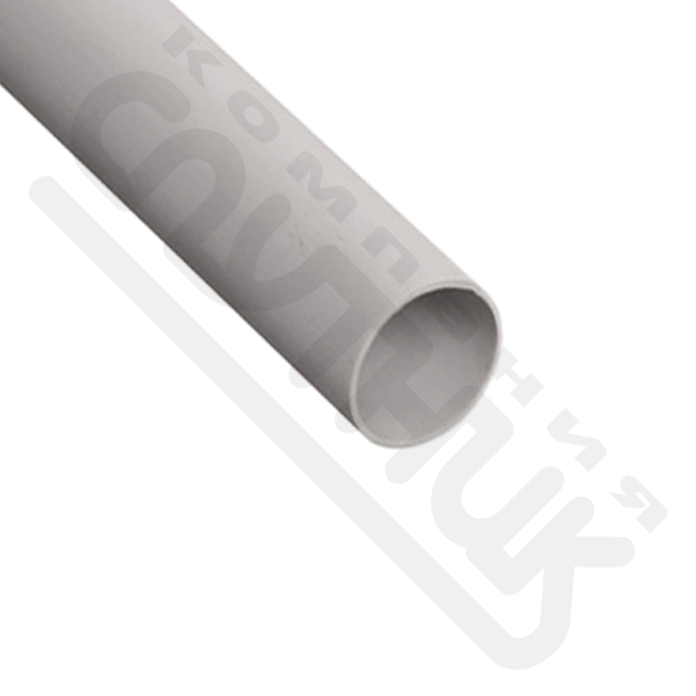 Труба гладкая жесткая ПВХ Ø20 мм, 3-метровая серая REXANT