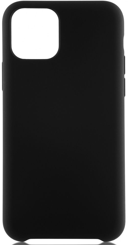 Накладка SILICONE COVER Soft-touch для Apple iPhone 11, чёрная