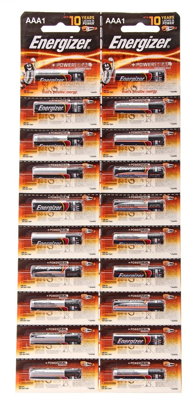 Элемент питания Energizer Power LR06 Alkaline 20BL, (480) (E91)