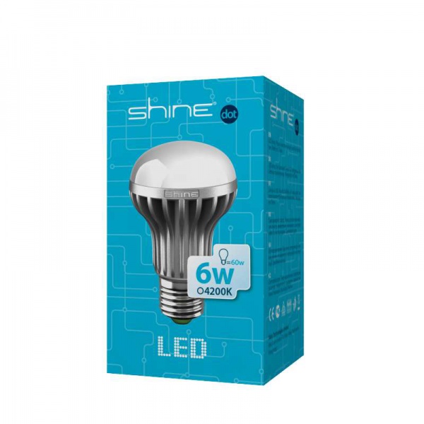 Лампа SHINE dot LED R63 6w E27 4200K
