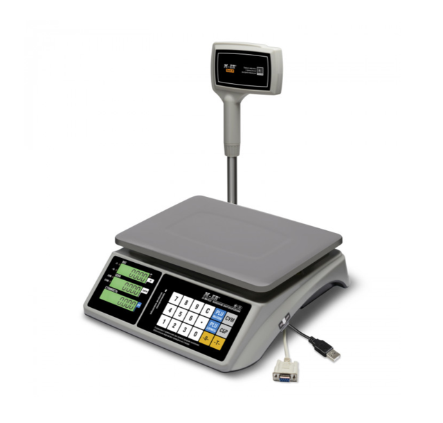 Весы M-ER 328 ACPX-15.2 LCD с RS 232 и USB