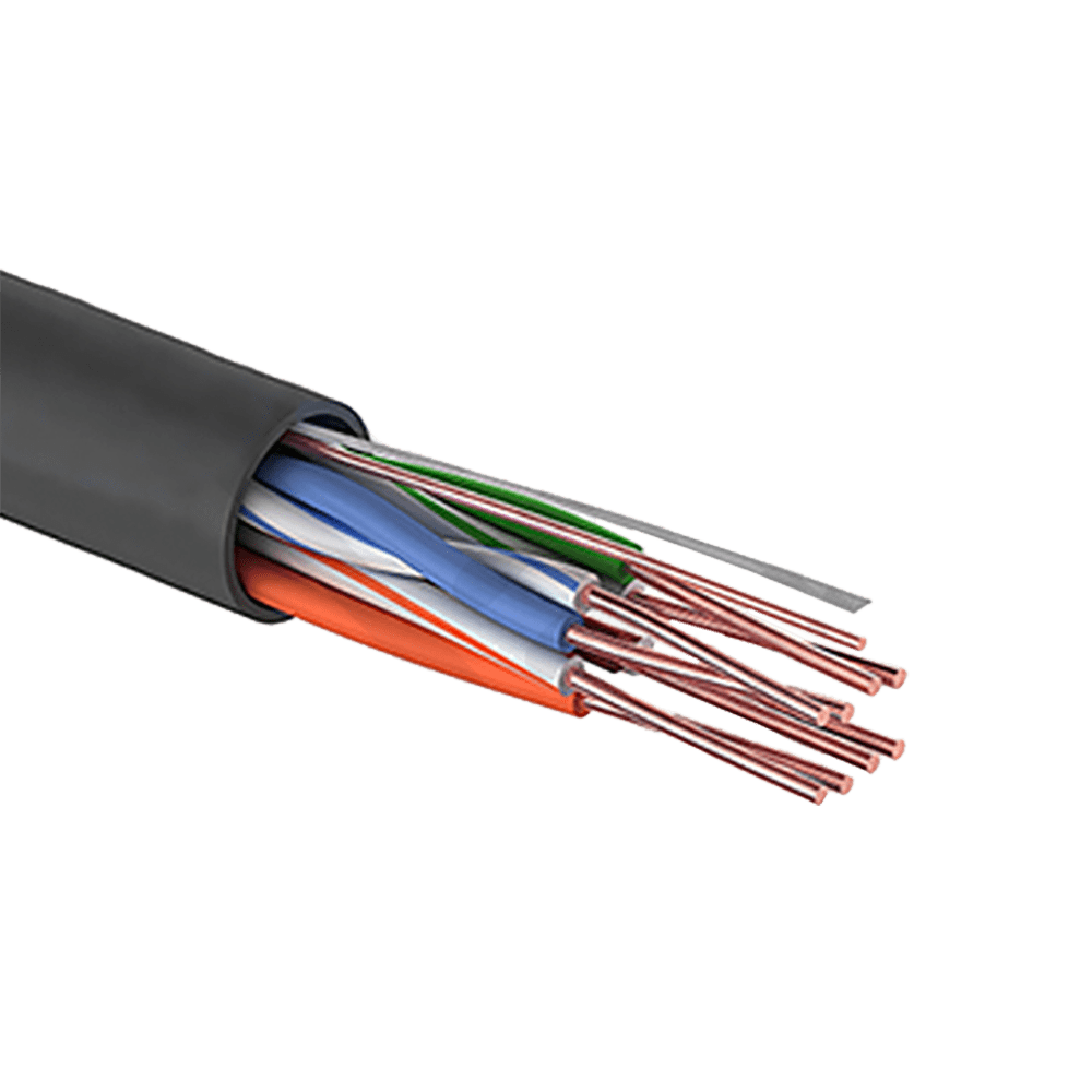 Кабель PROconnect UTP 4PR 24AWG, CCA, CAT5e, PE, бухта 305 м, черный OUTDOOR