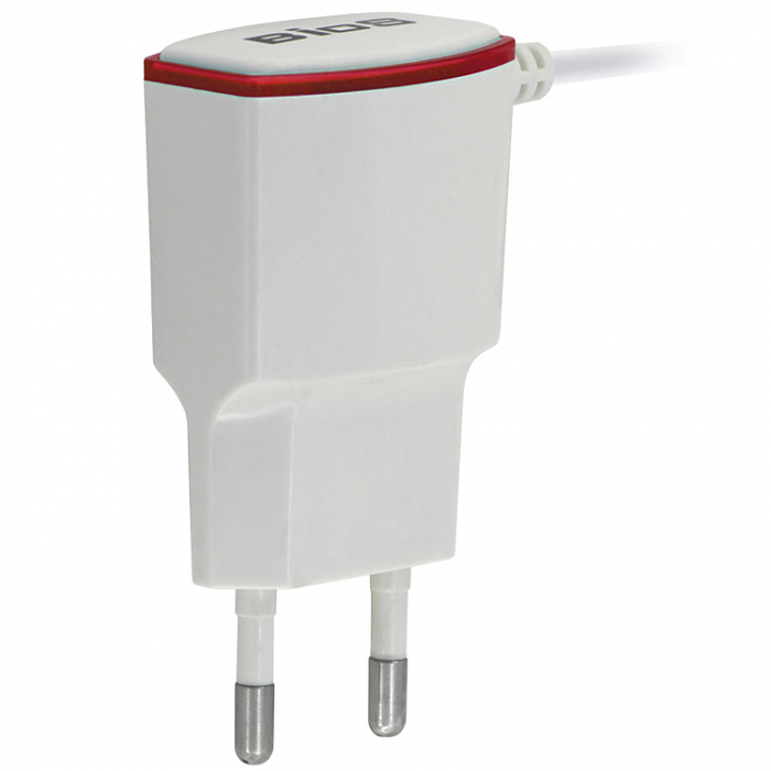 CЗУ BIOS для microUSB, 1А, (блок-кабель) красная упаковка