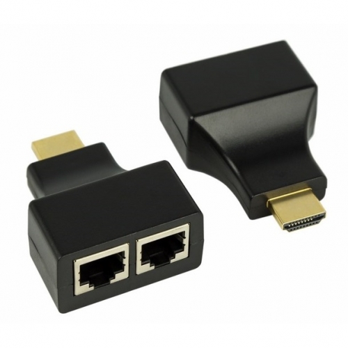 HDMI удлинитель по витой паре RJ-45(8P-8C)  REXANT