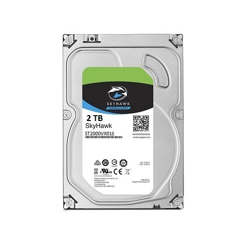 Жесткий диск Seagate SATA-III 2TB ST2000VX016 Surveillance Skyhawk 4KN (5400rpm) 256Mb 3.5"