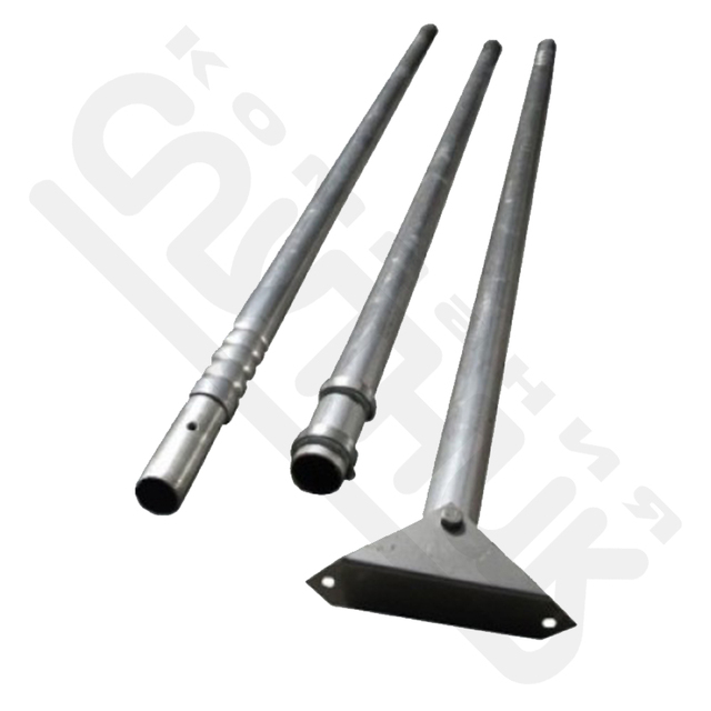 Мачта МТ 4,5м, алюминий, 3 секции