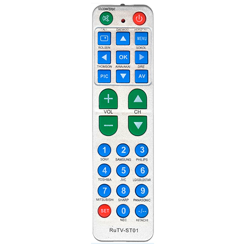 Huayu RUTV-ST01 универсальный пульт для различных марок TV+ LED+HD