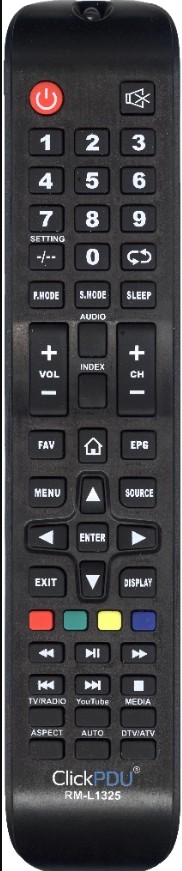 Пульт ClickPDU RM-L1325 для TV DEXP/DNS