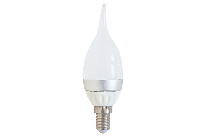 Лампа светодиодная Спутник LED СA37 - 4W/3000K/E14 (1/10/50)