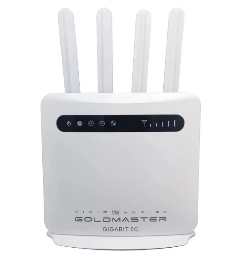 Роутер Gold Master GIGABIT 6C
