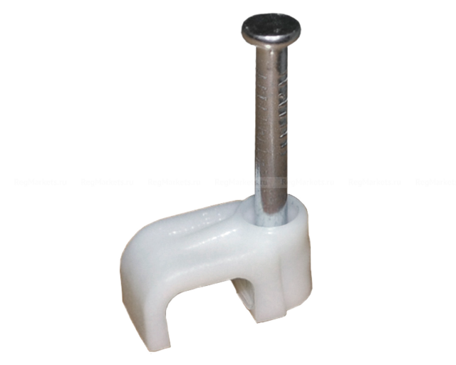 Крепеж кабеля плоский 10мм х 4мм (упак. 50 шт.) REXANT