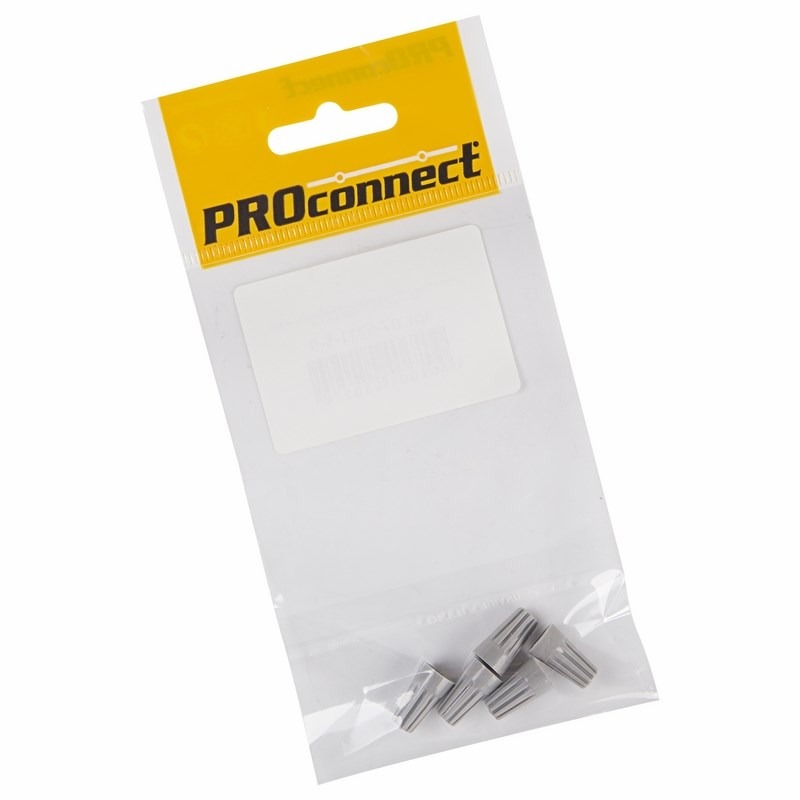 Зажим PROconnect "СИЗ-1" соединительный изолирующий, 1,0-3,0 мм², серый, 5 шт.