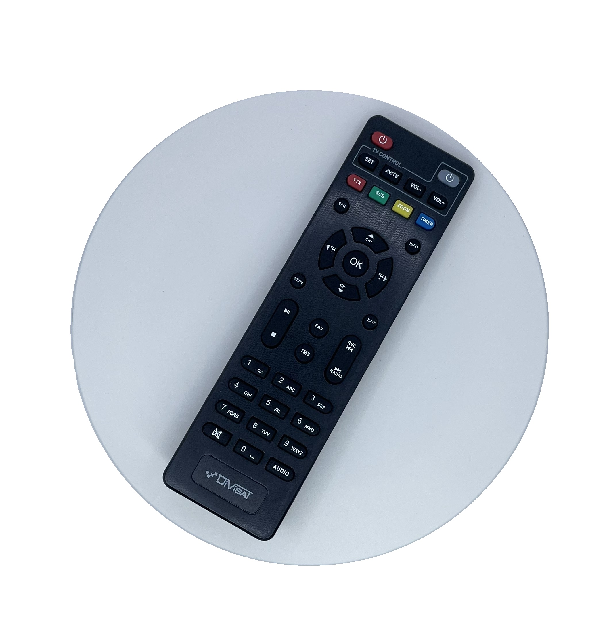 Пульт ДУ для DVB-Т2 4111/4211/5111/5211, universal обучаемый, Divisat