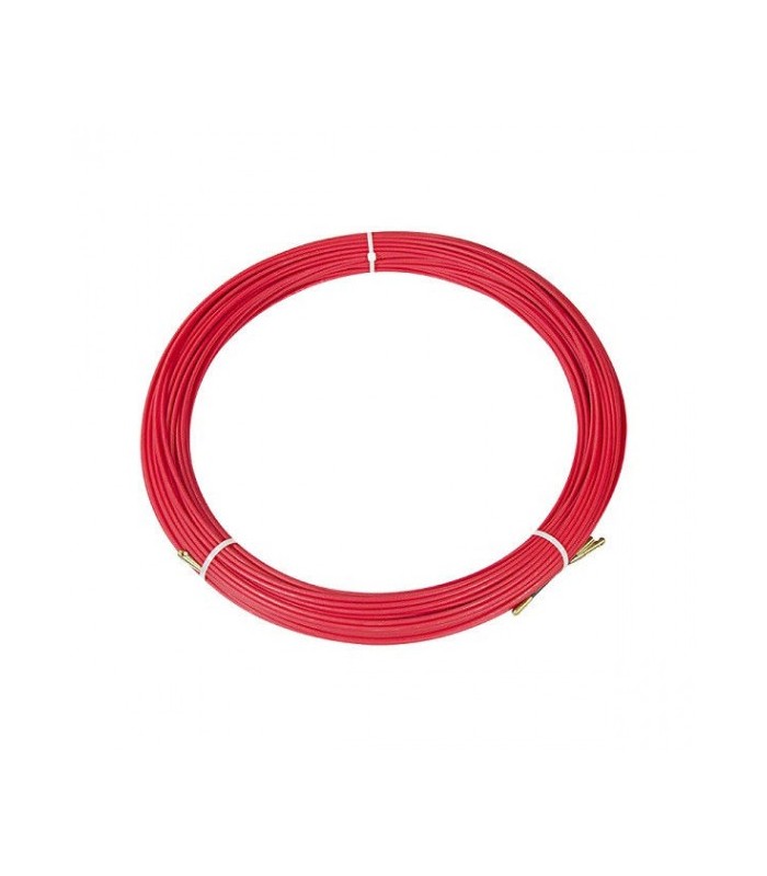 Протяжка кабельная REXANT (мини УЗК в бухте), стеклопруток, d=3,5 мм 5 м, красная