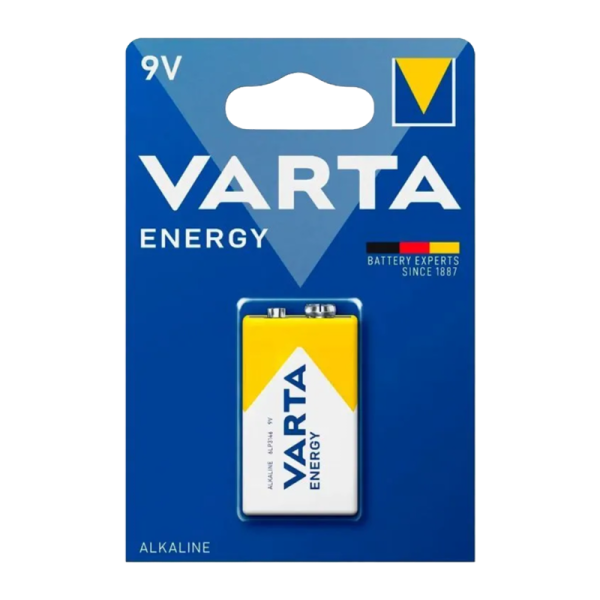 Батарейка Varta ENERGY Крона 6LR61 BL1 Alkaline 9V (4122) (1/10/240)