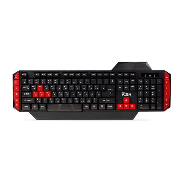 Клавиатура SMARTBUY RUSH (SBK-200GU-K) игровая проводная мультимедийная, черный