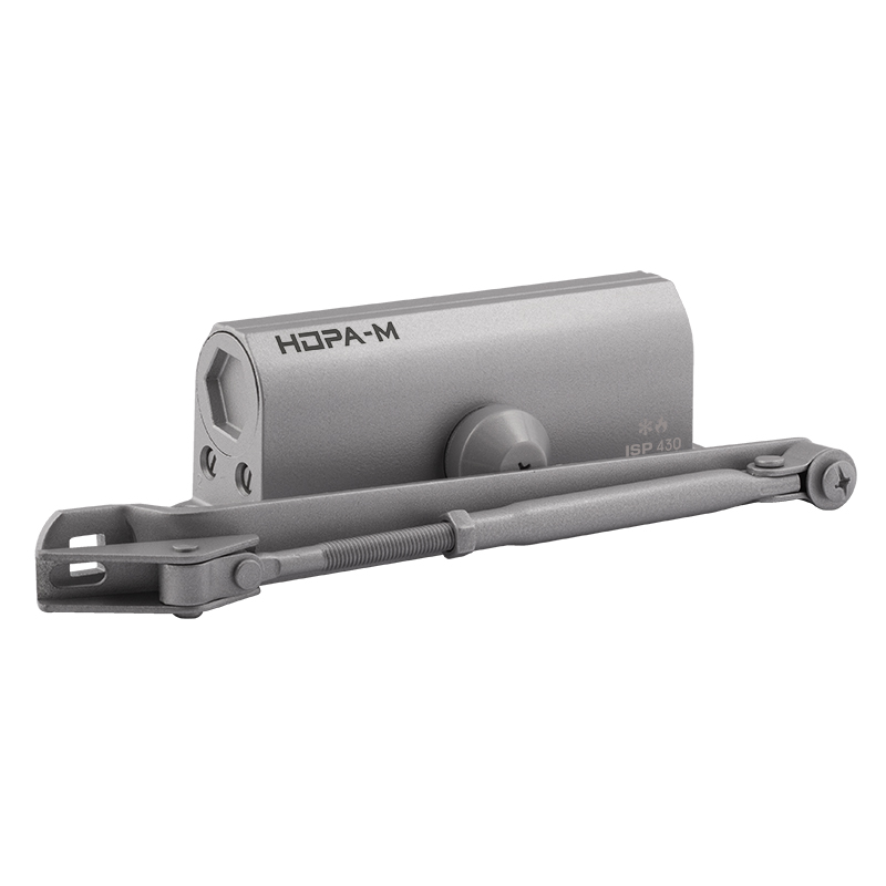 Доводчик НОРА-М 430 ISPARUS (от 50 до 120кг) (серый) морозостойкий						