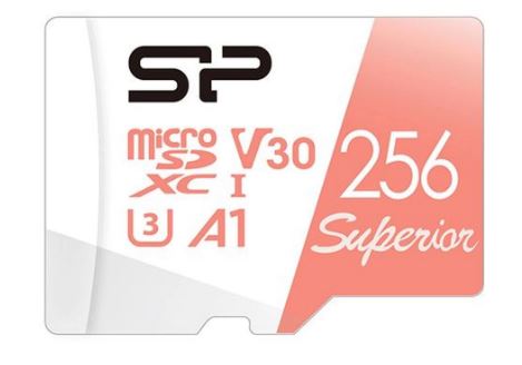 Карта памяти microSDXC 256GB Silicon Power SP256GBSTXDV3V20 Superior V30 A1 w/o adapter