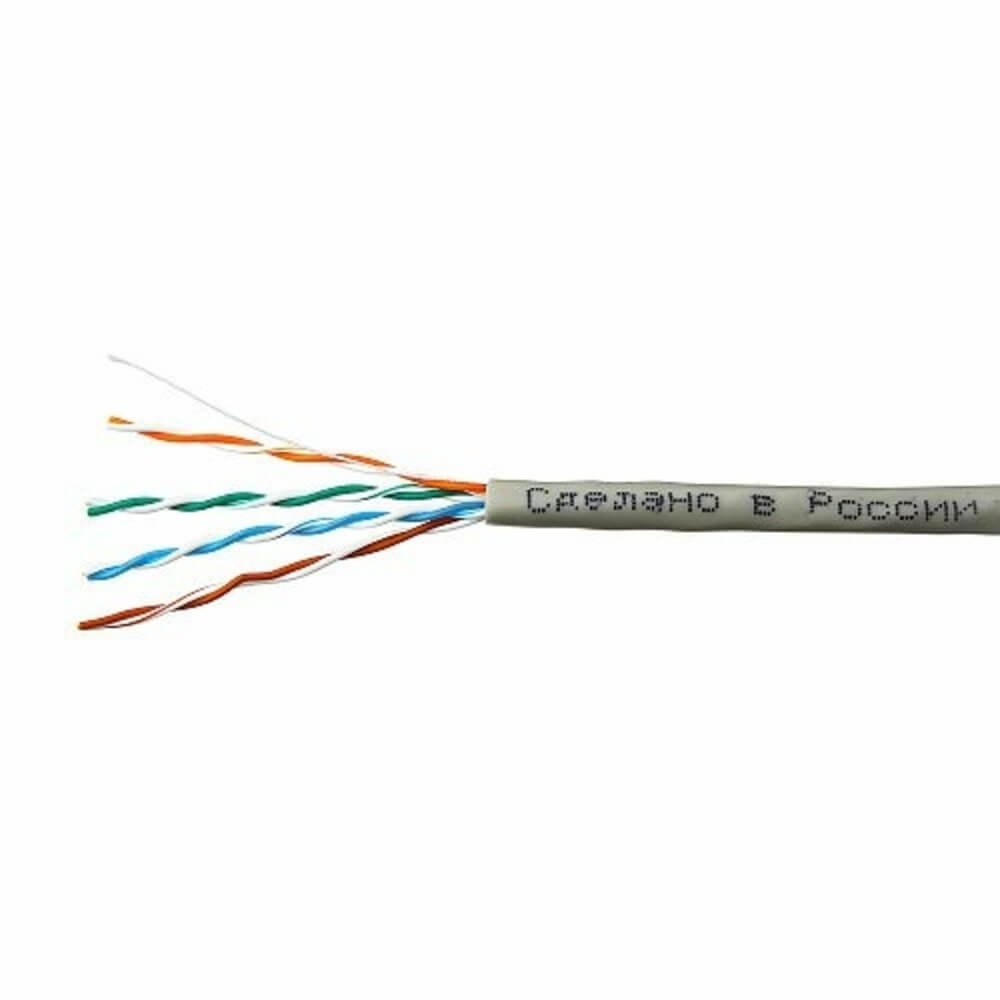 Кабель витая пара UTP 4PR 24AWG Cu CAT 5e, outdoor (0.51) 305м Premium SkyNet 