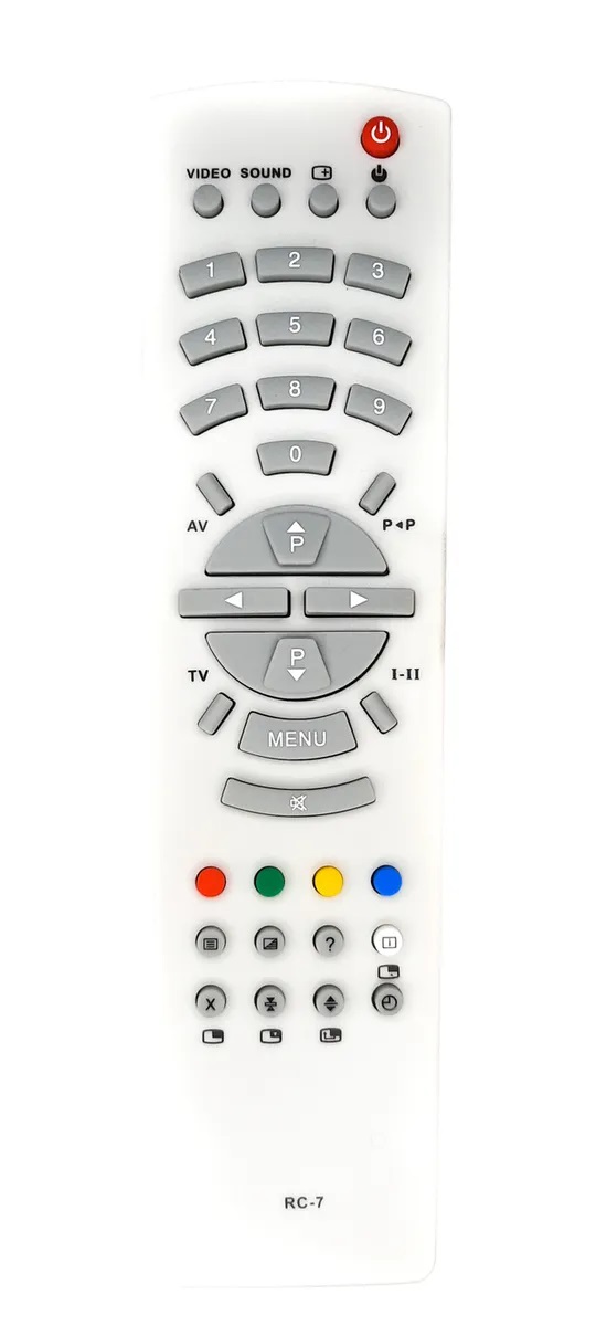 Пульт HUAYU RC-7 WHITE для TV Rubin (Рубин)