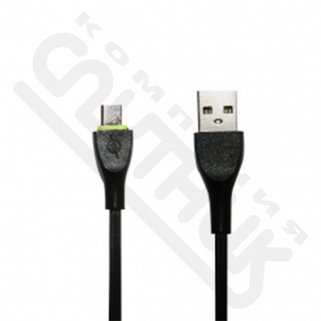 Кабель micro USB 0.2м, черный (MR) ТЕХПАК