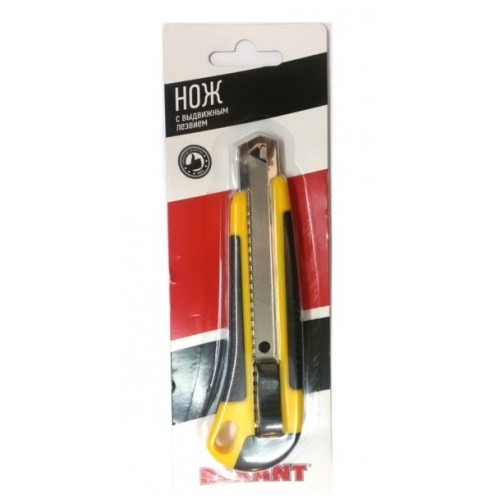 Нож с сегментированным лезвием 18 мм, корпус ABS пластик обрезиненный REXANT  