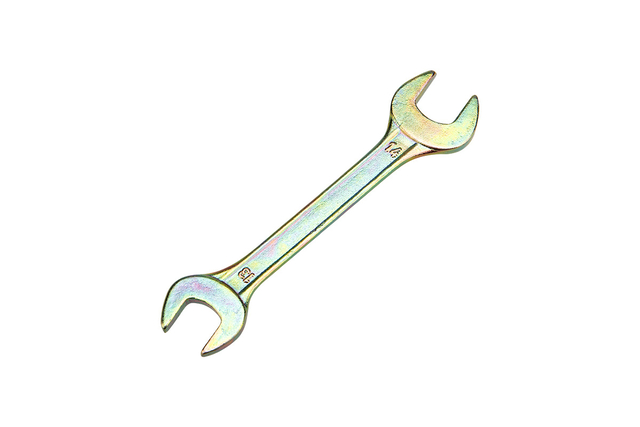 Ключ рожковый REXANT 13х14 мм, желтый цинк