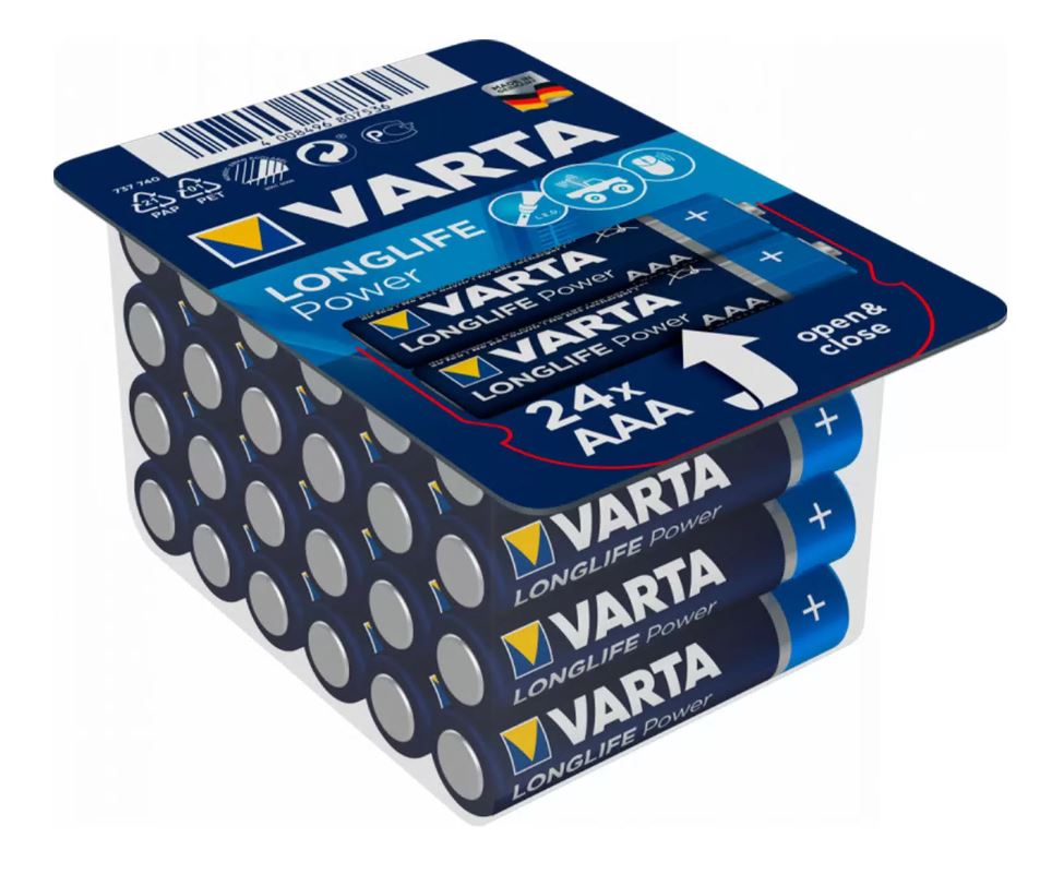 Батарейка Varta ENERGY LR03 AAA BOX24  Alkaline 1.5V (4103) (24/288)