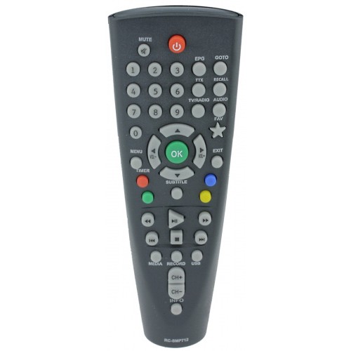 Пульт HUAYU RC-SMP712 для DVB-T2 ресивера BBK