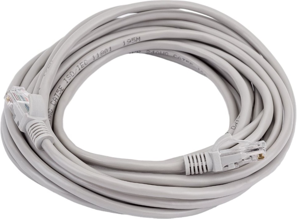 Патч-корд UTP Cat 5E, RJ45, 5 m (серый)