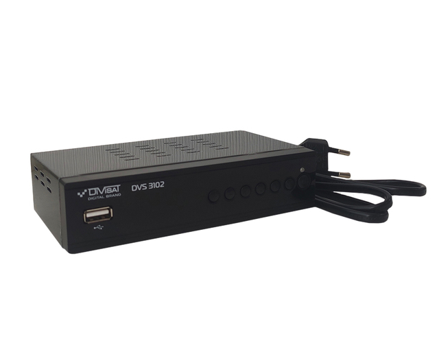 Цифровой приемник DIVISAT DVS-3102 (DVB-T/T2/C) эфирно-кабельный