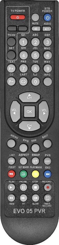 Пульт ДУ 05 PVR, телекарта, EVO 